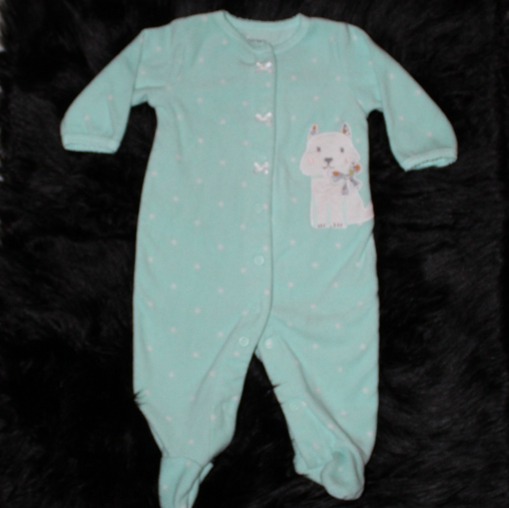 CARTERS 3MONTHS Soft Long Sleeve Footie